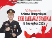 Kapolres Palopo AKBP Dedi Surya Dharma.,SH.,S.I.K.,MM.,Beserta Staf dan Jajaran Mengucapkan Selamat Memperingati Hari Pahlawan Nasional 10 Nopember 2025