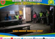 Koramil 1417-02/Wawotobi Gelar Patroli di Desa Mokowu, Ajak Warga Tangkal Hoax