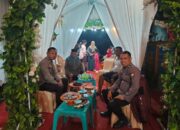 Polsek Sinjai Timur Amankan Hiburan Electone dalam Rangka Resepsi Pernikahan Warga.