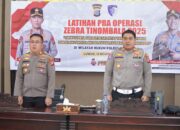 Polres Banggai Ikuti Latraops Zebra Tinombala 2025 Melalui Virtual Dengan Polda Sulteng