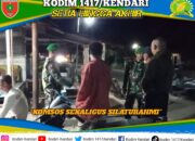 Patroli dan Silaturahmi Koramil 1417-02/Wawotobi di Konawe