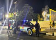 Patroli Malam Sat Samapta, Sentuh Area Pemukiman, Beri Rasa Aman Bagi Pelaku UMKM
