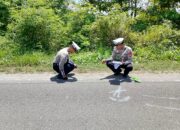 Pemotor Tewas Usai Tabrak Pria Diduga ODGJ, Polres Banggai Gelar Olah TKP