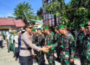 Kodim 1412 Kolaka Ikuti Apel Gabungan Operasi Zebra di Polres Kolaka