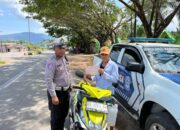Hari Pertama Operasi Zebra Anoa 2025, Satlantas Polres Konut Berikan Tindakan Pelanggar Berupa Blangko Teguran