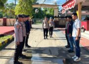 Persiapan Pelaksanaan Tugas, Pamapta A Polres Sinjai Pimpin Serah Terima Tugas Penjagaan.