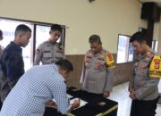 Polres Sinjai Gelar Pakta Integritas dan Pengambilan Sumpah Penerimaan Bintara Brimob Polri T.A 2026.