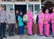 Wujud Kepedulian, Polisi Gerak Cepat Salurkan Bansos ke Korban Puting Beliung di Bunta Banggai