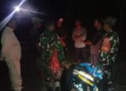 Babinsa Koramil 1413-04/Mawasangka Bersama Unsur Komduk Gelar Patroli Rutin di Desa Batubanawa