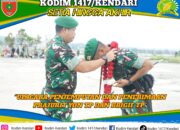 Dandim 1417/Kendari Pimpin Upacara Penerimaan Personil Brigif TP 29/Mekongga Dan Yonif TP 869/TW Di Kota Kendari