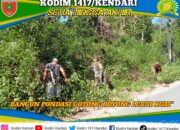 Babinsa Koramil 1417-12/Soropia dan Masyarakat Atowatu Gelar Karya Bakti, Perkuat Sinergi