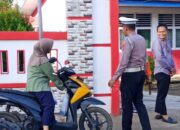 Sosialisasi Operasi Zebra, Sat Lantas Polres Sinjai Gatur di Pagi Hari Berikan Pelayanan Prima.