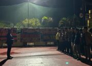 Antisipasi Gangguan Kamtibmas di Malam Minggu, Kapolres Sinjai Siagakan Personelnya.