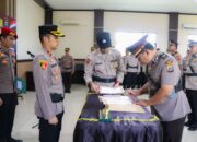 Polres Banggai Gelar Sertijab Kapolsek Bunta dan Kasi Humas