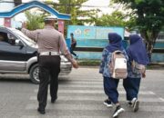Satlantas Polres Sinjai Optimalkan Edukasi Keselamatan dalam Rangka Ops Zebra 2025.