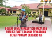 Polres Luwu Perkuat Kepercayaan Publik Lewat Layanan Pengaduan Cepat Propam Berbasis QR