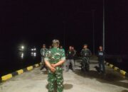 Babinsa Koramil 1413-10/Lasalimu dan Komduk Gelar Patroli Malam Rutin untuk Perkuat Kamtibmas di Wilayah