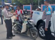 Operasi Zebra Anoa 2025: Ditlantas Polda Sultra Berikan Teguran Pengendara Pelanggar Lalin di Sejumlah Titik Kota Kendari