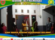 Babinsa Wawotobi Gencarkan Patroli Bersama Komduk di Konawe