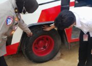 Polda Sultra Bersama Instansi Terkait Gelar Rampcheck AKAP, Sejumlah Bus Ditemukan Tidak Laik Jalan