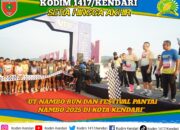 UT Nambo Run Dan Pembukaan Festival Pantai Nambo 2025 Dihadiri Dandim 1417/Kendari
