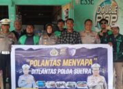 Ditantas Menyapa Komunitas Ojol, Polda Sultra Ajak Pengemudi Jadi Pelopor Keselamatan Berlalu Lintas