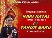 Kapolres Konawe Utara AKBP Rico fernanda., S.H., S.I.K., M.H., Beserta Staf dan Jajaran Mengucapkan Selamat Memperingati Hari Natal 2025 dan Tahun Baru 2026
