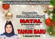 Kepala Kantor UPP Kelas III Lapuko Nurbaya Mengucapkan Selamat Memperingati Hari Natal 2025 dan Tahun Baru 2026
