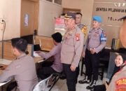 Kontrol Penjagaan dan Yan 110 Kabag Ops Polres Sinjai Pastikan Respons Cepat dan Call Center 110 Dimonitoring Ketat.