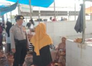 GIAT PAM PASAR LAJOA, POLSEK LILIRIAJA TINGKATKAN KEAMANAN DAN KETERTIBAN MASYARAKAT