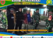 Koramil 1417-02/Wawotobi Gelar Patroli Gabungan Bersama Komduk