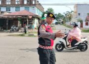 Personel Samapta Perkuat Pengaturan Lalu Lintas, Dukung Terwujudnya Kamseltibcarlantas