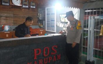 Pantau Sitkamtibmas Rutan Enrekang Dengan Patroli Blue Light