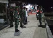 Babinsa Koramil 1413-11/Wangi Wangi dan Komduk Gelar Patroli Malam Rutin untuk Tingkatkan Keamanan Wilayah
