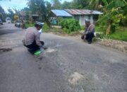 Polisi Olah TKP Kecelakaan Maut di Jalur Luwuk-Balantak, Pemotor Masuk Jalan Berlubang Lalu Tertabrak