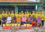 Koramil 1413-08/Gu Gelar Jumat Berkah, Bagikan Sembako kepada Warga Kurang Mampu