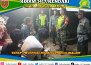 Babinsa dan Komduk Bersinergi, Ciptakan Kondisi Aman di Wawotobi