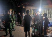Tekankan Kewaspadaan Malam Hari, Babinsa Koramil 1413-01/Wolio Bersama Unsur Komduk Gelar Patroli Gabungan