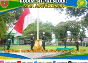 Dandim 1417/Kendari Pimpin Upacara Peringati Hari Juang TNI AD Ke – 80 Tahun 2025