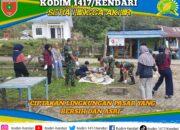 Sinergi TNI dan Masyarakat: Pasar Tambosupa Bersih dan Asri Berkat Karya Bakti