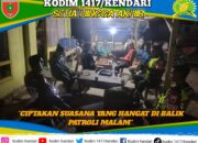 Gelar Patroli Bersama Babinsa Koramil 1417-02/Wawotobi dan Komduk