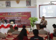 Jelang Nataru, Polres Tator Gelar Rakor Lintas Sektoral Operasi Lilin 2025