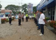 Kapolsek Labuhan Ruku Tinjau Lokasi Pendirian Pos Pengaman (Pos Pam)