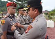 Kapolres Morowali Utara pimpin Sertijab dua Pejabat Utama dan Dua Kapolsek