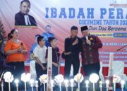 Bupati Batu Bara Ajak Umat Kristen Berdoa untuk Keselamatan Negeri pada Perayaan Natal Oikumene 2025