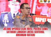 Jelang Operasi Lilin 2025, Polres Luwu Satukan Langkah Lintas Sektoral Amankan Nataru