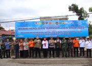 Anggota Kodim 1412/Kolaka Ikuti Apel Gelar Pasukan Operasi Kepolisian Terpusat Lilin Anoa 2025