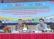 Satukan Persepsi, Kapolres Sigi Pimpin Rakor Lintas Sektoral Operasi Lilin Tinombala 2025
