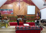 Pastikan Ibadah Natal Aman dan Kondusif, Polsek Jajaran Polres Sigi Laksanakan Sterilisasi Gereja