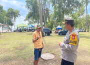 Pastikan Aman, Kabag Ops Polres Sinjai Pantau Objek Wisata di Masa Libur Nataru.